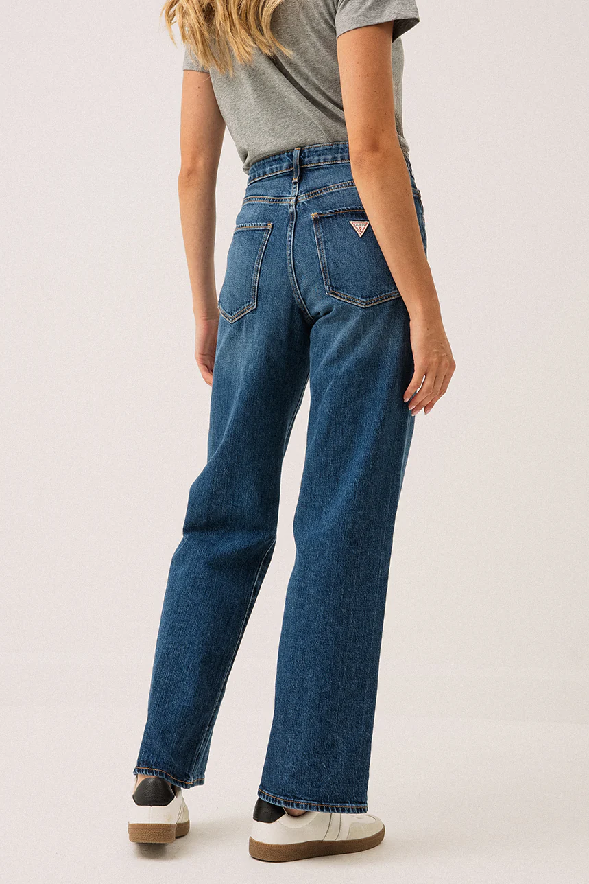 Le jeans Guess bleu medium | Modèle jambe ample - Image 5