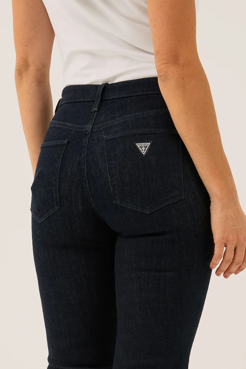 Le jeans semi-évasé bleu foncé | Modèle Sexy Boot - Image 3