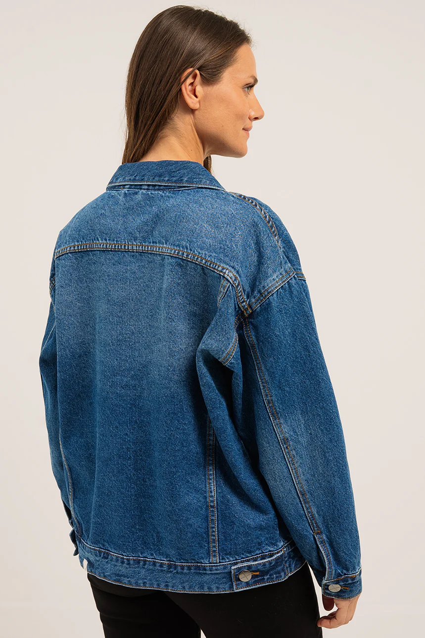 La veste en denim coupe “Boyfriend” - Image 2